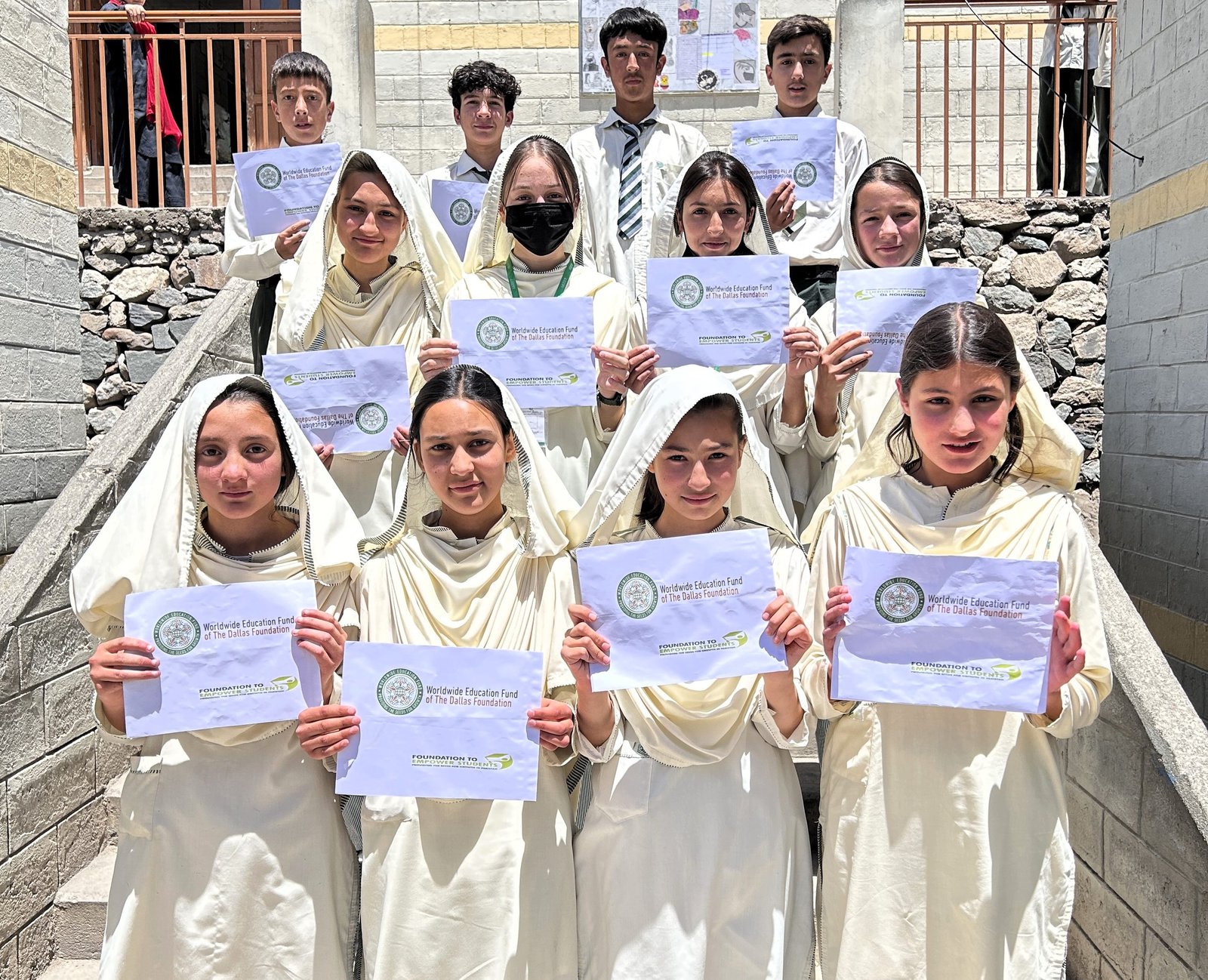 Secondary school students in Chitral